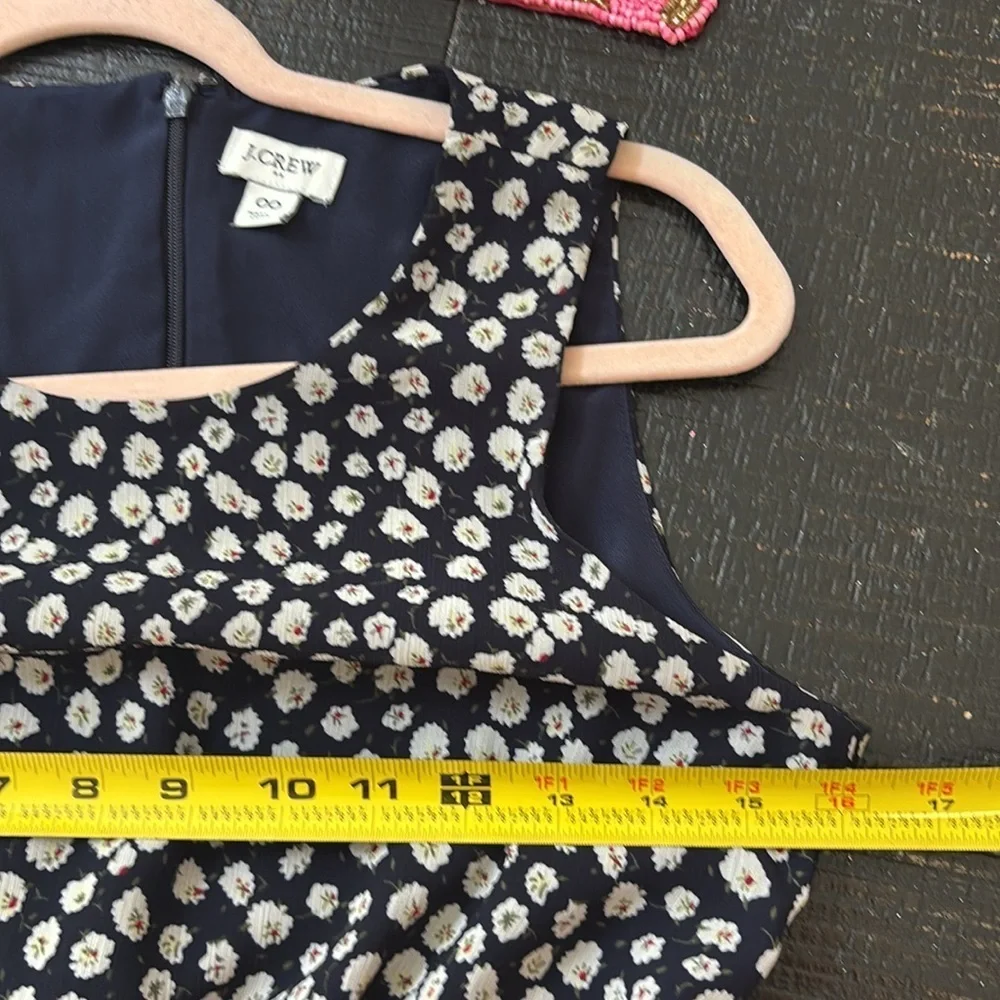 J. Crew Floral Print tiered midi dress size 00
